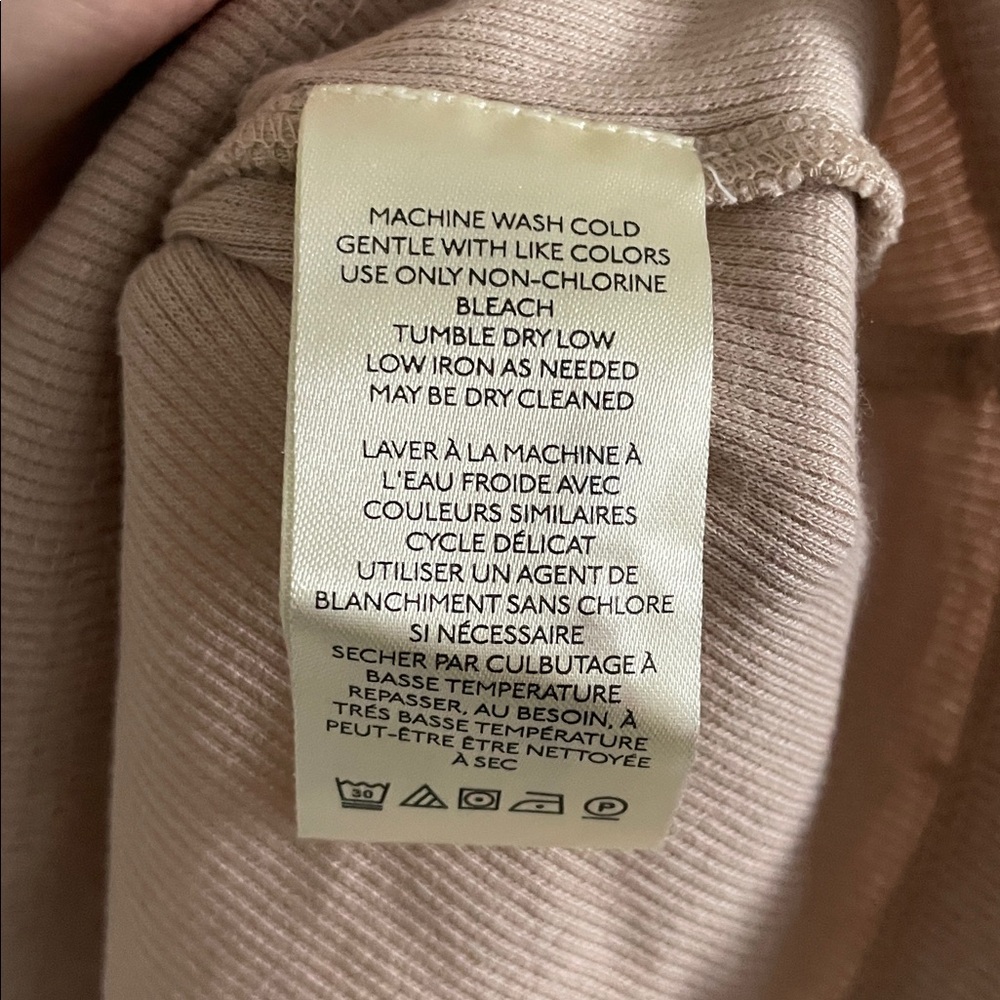 Pilcro Anthropologie Keira Peter Pan Collar Henley Top Size Small Neutral NWT - Picture 11 of 12